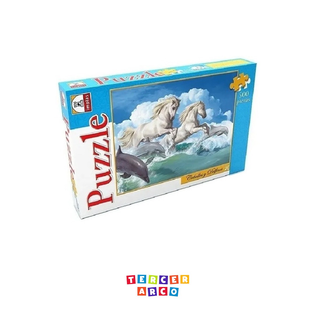 puzzle-500pzs-caballos-y-delfines-ip282
